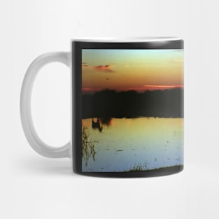 Giraffe at Sunset, Etosha, Namibia Mug